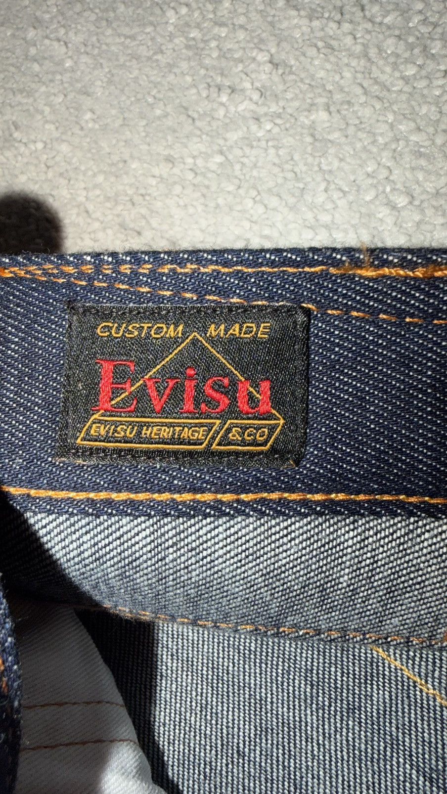 Evisu EVISU SS23 Graffiti Daruma Skinny Fit Jeans - Denim Blue Size US 36 / EU 52 - 5 Thumbnail