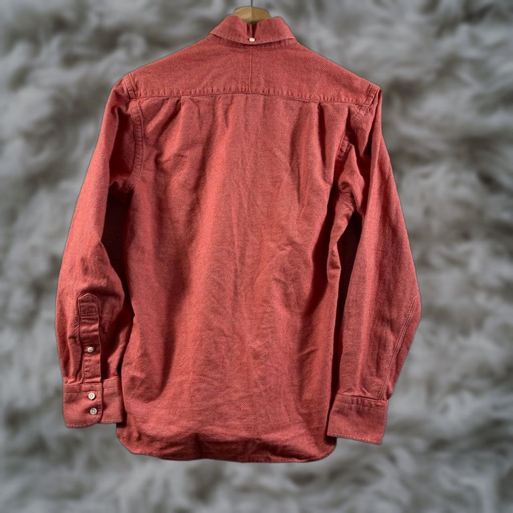 Vintage Ole Mason Jar Shirt Mens Small Red Button-Up Long Sleeve Made in USA Workwear Size US S / EU 44-46 / 1 - 1 Thumbnail
