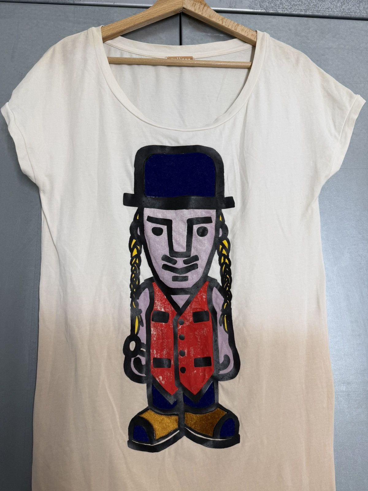 John Galliano Vintage 00s Self Portrait John Galliano Midi Dress / T-Shirt Size XS / US 0-2 / IT 36-38 - 4 Thumbnail