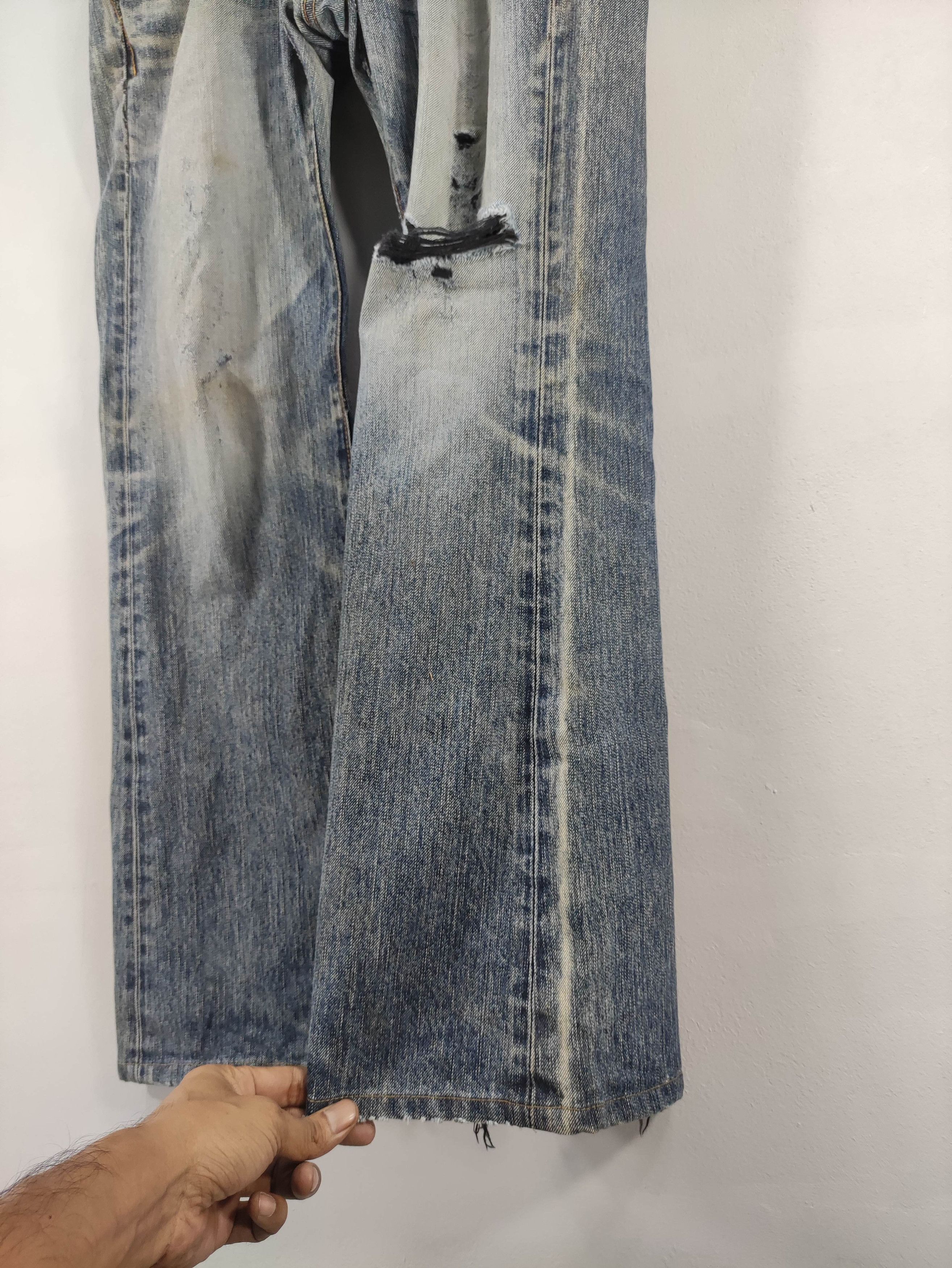 Edwin Vintage Edwin 503 Distressed Denim Jeans Flare Bootcut Size US 32 / EU 48 - 8 Thumbnail