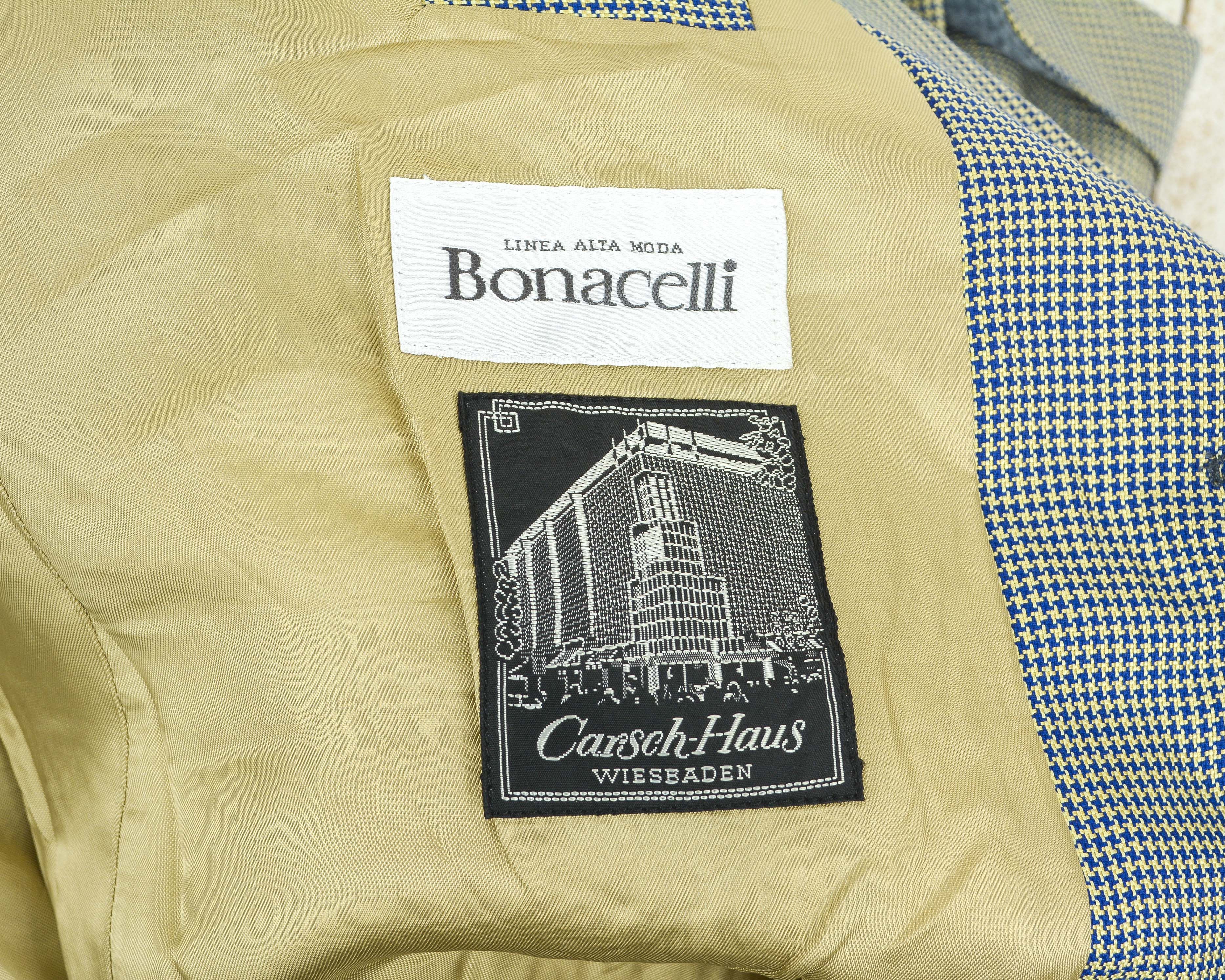 Other BONACELLI UK 44 US Blazer EU 54 Jacket Houndstooth XL Wool Size 44R - 10 Thumbnail