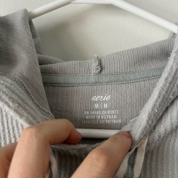 American Eagle Outfitters Aerie New Love Corded Hoodie Size M / US 6-8 / IT 42-44 - 4 Thumbnail