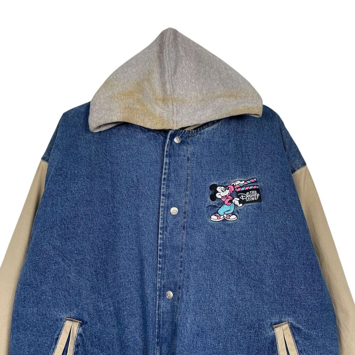 Disney The Disney Store Denim Varsity Jacket Size US L / EU 52-54 / 3 - 2 Thumbnail