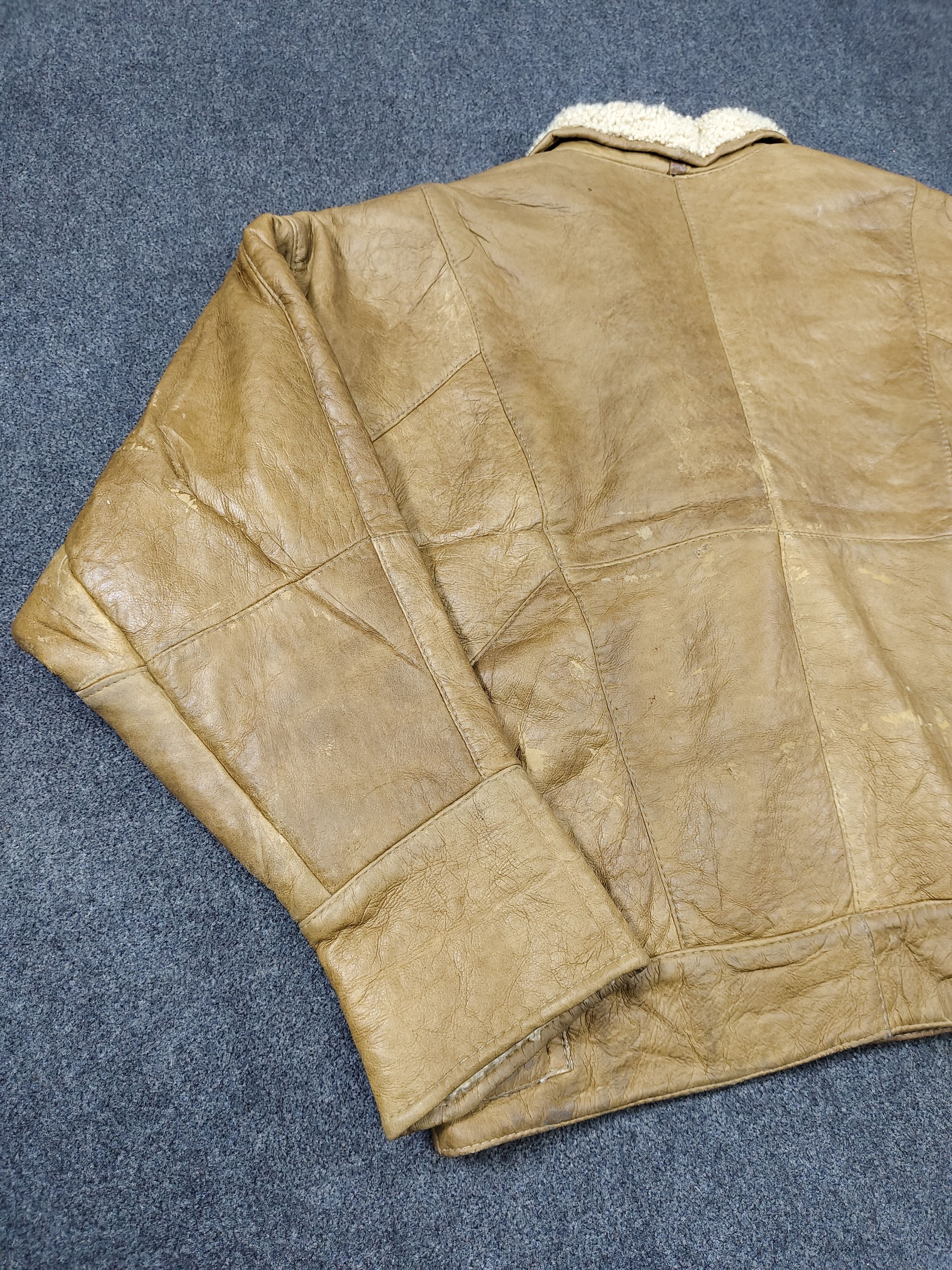 Vintage 80s Knight- Archived Artisan Crafted Panel Wool Shearling Size US M / EU 48-50 / 2 - 9 Thumbnail
