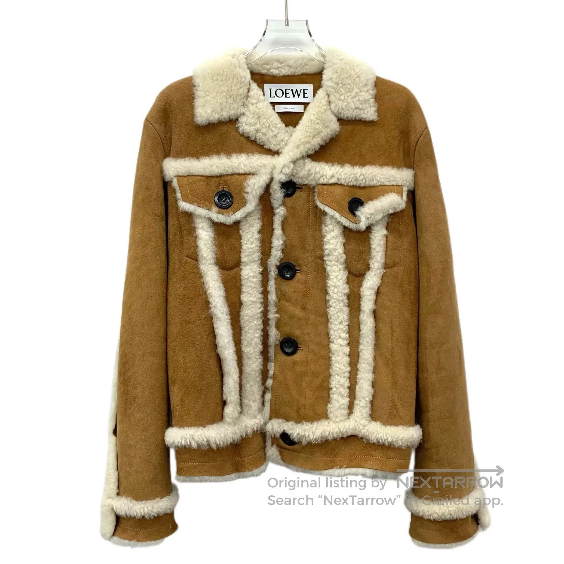 Loewe Loewe Shearling Collar Leather Jacket. Size US M / EU 48-50 / 2 - 1 Thumbnail