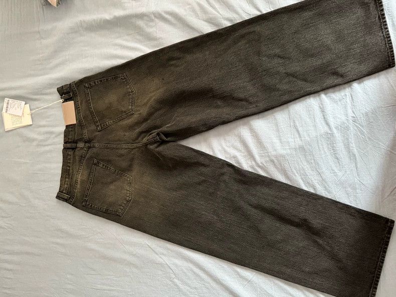 Our Legacy Our Legacy size31 Wash bamboo crease wide leg jeans Size US 31 - 2 Thumbnail