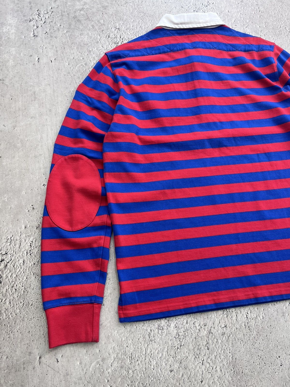 Gant × Polo Ralph Lauren SALE ✅✅ Vintage PRL STYLE GANT Rugby Striped Boxy Shirt Size US XL / EU 56 / 4 - 10 Thumbnail
