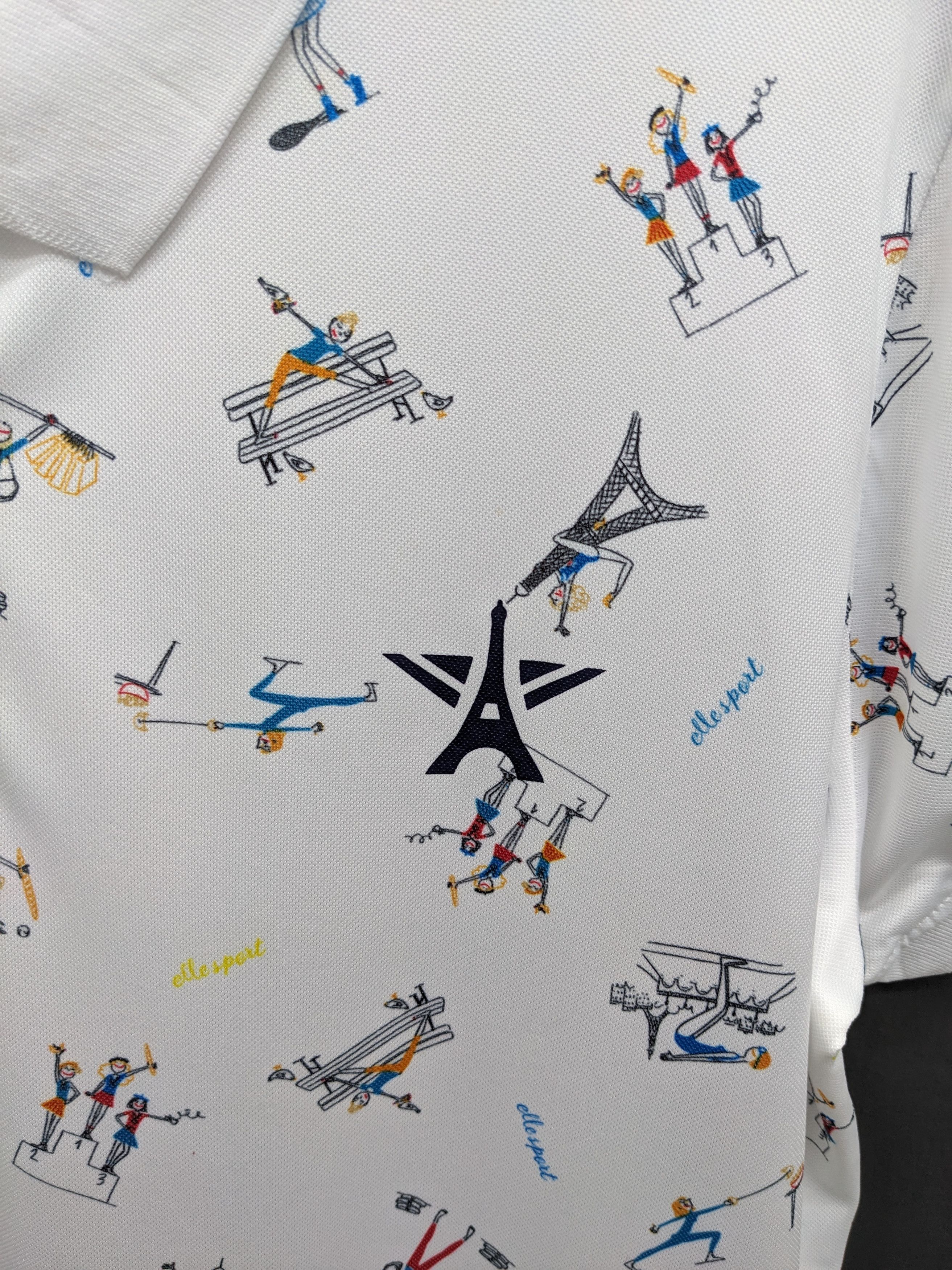 Other ELLE PARIS POLO TSHIRT Size US XXL / EU 58 / 5 - 3 Thumbnail