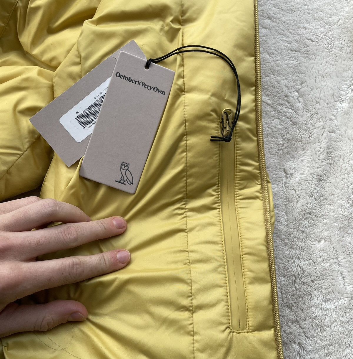 October's Very Own OVO Bounce Amber Yellow Down Vest - 3XL Size US XXL / EU 58 / 5 - 6 Thumbnail