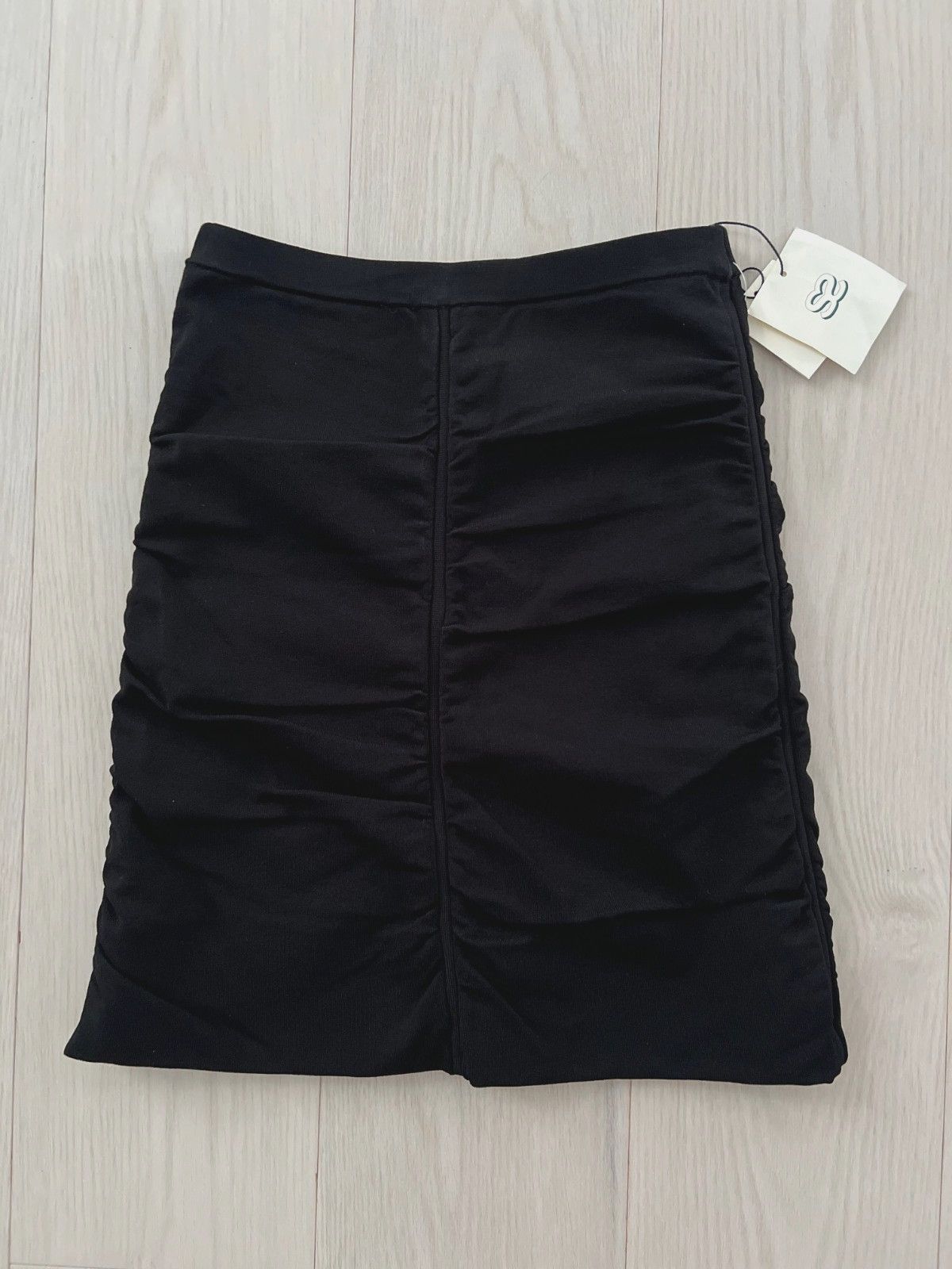 Sandro Sandro Knit Mini Skirt Black ( XS ) Size 26" / US 2 / IT 38 - 2 Thumbnail