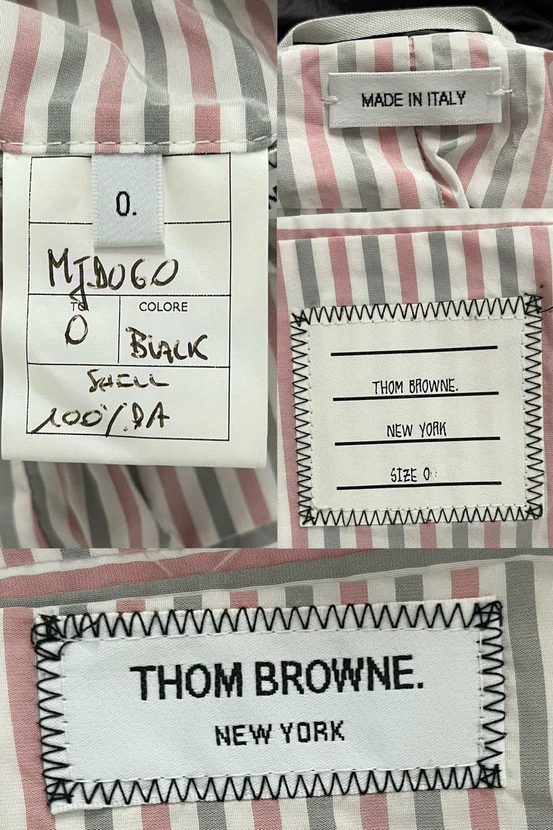 Thom Browne Thom Browne Black button down jacket 2503-Nextarrow Size US XS / EU 42 / 0 - 3 Thumbnail