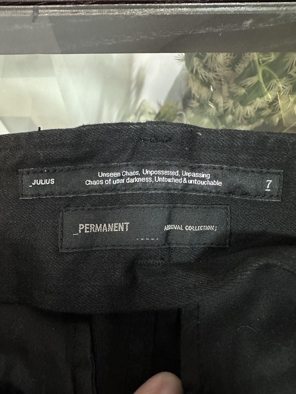 Julius Julius Gas Mask Denim Waxed Cargo Pants Size US 31 - 6 Thumbnail