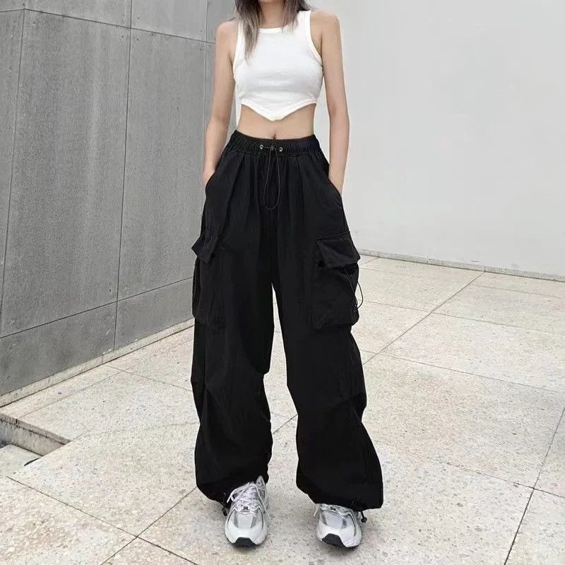 Designer × Other Casual Joggers Low Waist Wide Leg Baggy Oversize Sweatpants Size 30" / US 8 / IT 44 - 5 Thumbnail