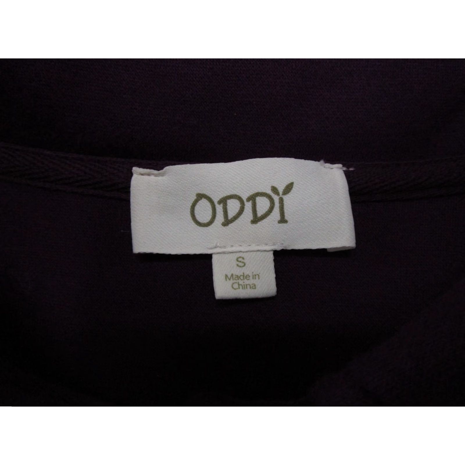 Vintage ODDI Shacket Women's S Purple Heavy Fleece Button Front Pockets Size S / US 4 / IT 40 - 2 Thumbnail