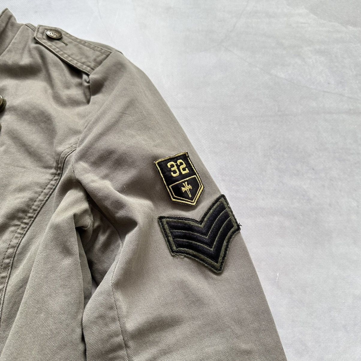Hysteric Glamour × Undercover 00s Napoleon Military Jacket Punk PPFM Balmain Vibe Size S / US 4 / IT 40 - 3 Thumbnail