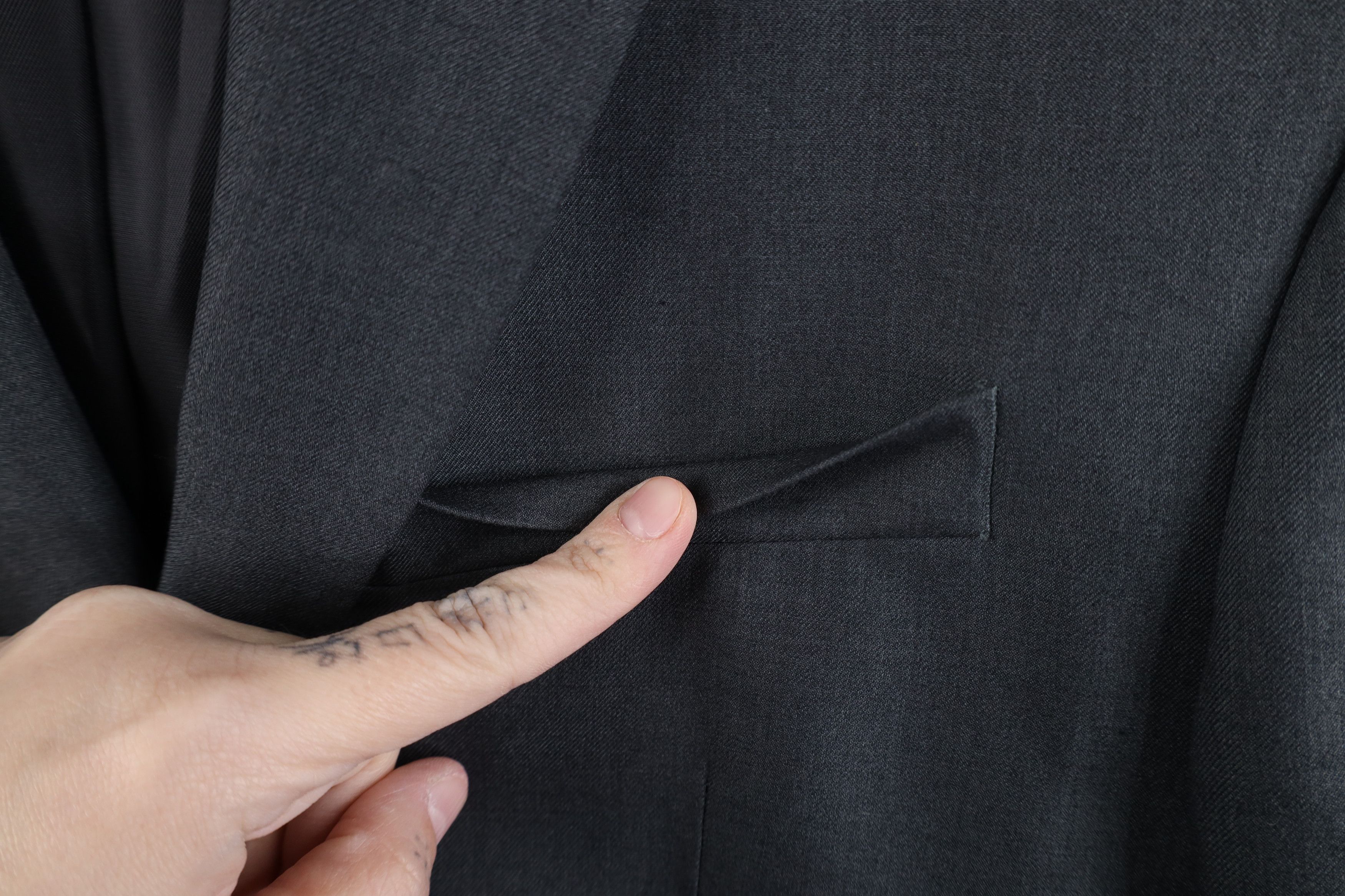 Kenneth Cole × Vintage Kenneth Cole Reaction Blazer Suit Coat Jacket Sharkskin Gray Size US L / EU 52-54 / 3 - 7 Thumbnail