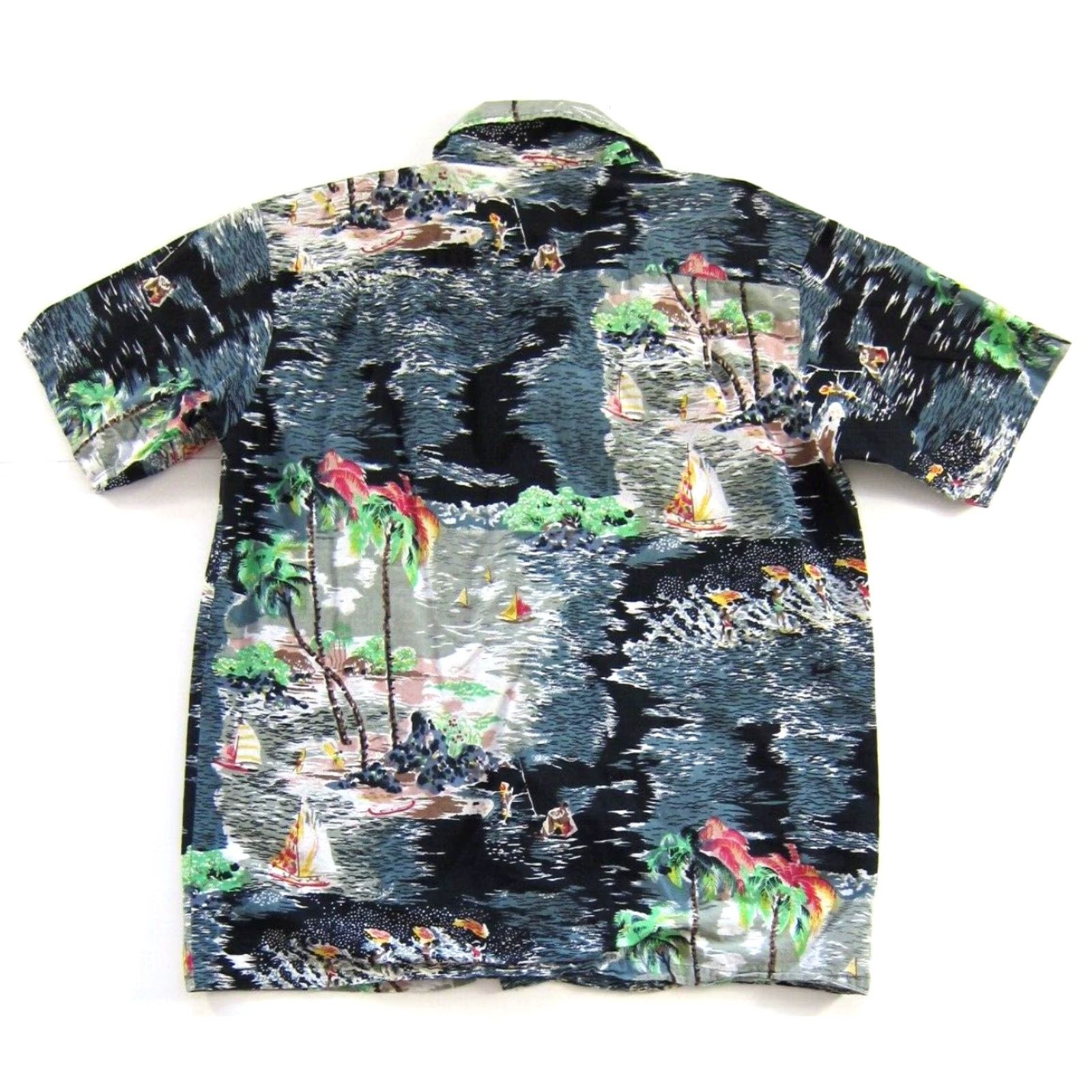 Pop Trading Company Maui Trading Company Cotton Floral Button Down Short Sleeve Hawaiian Shirt Large Size US L / EU 52-54 / 3 - 5 Thumbnail