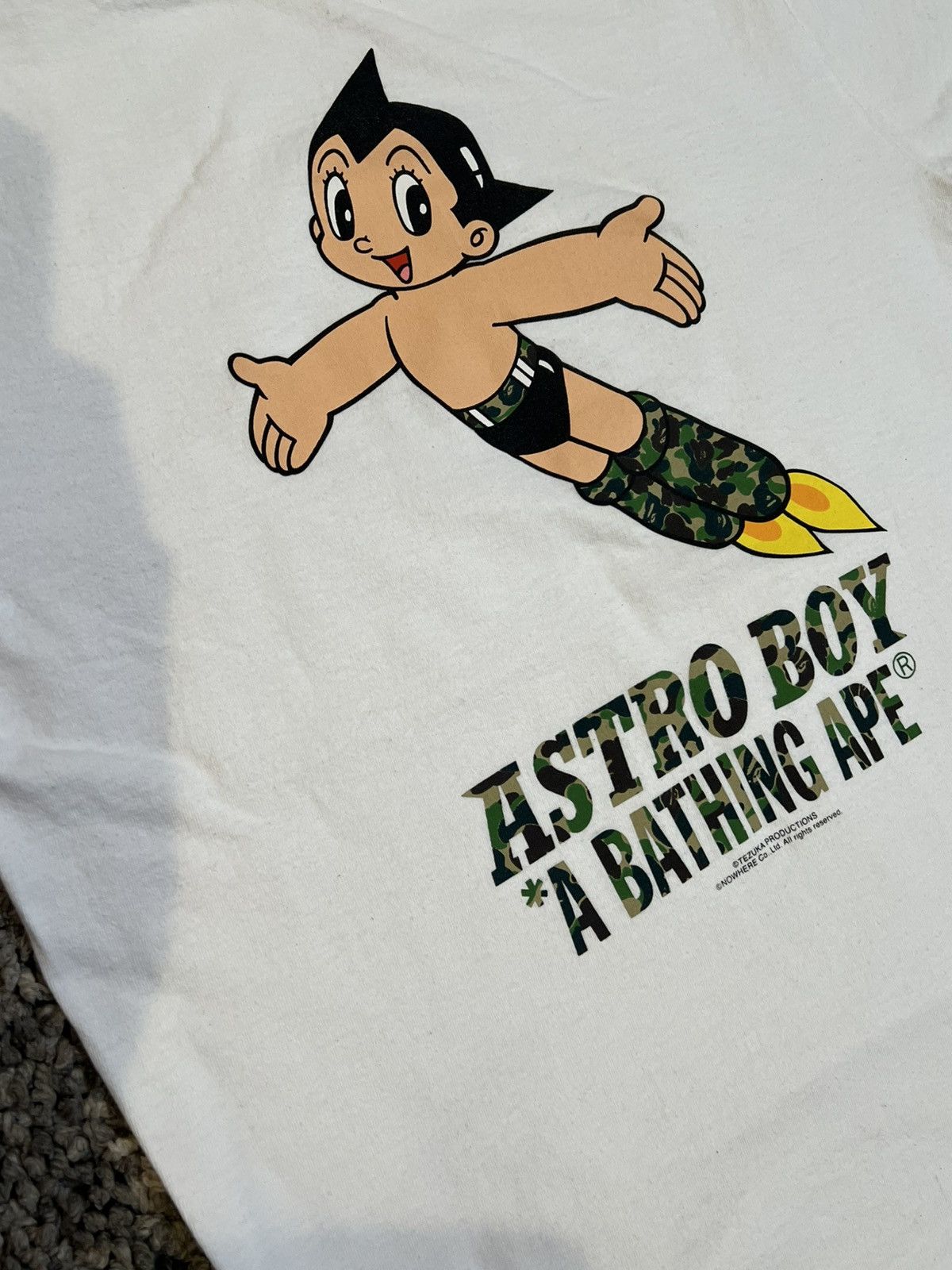 Bape A Bathing Ape x Astro Boy White T-Shirt Size US M / EU 48-50 / 2 - 3 Thumbnail
