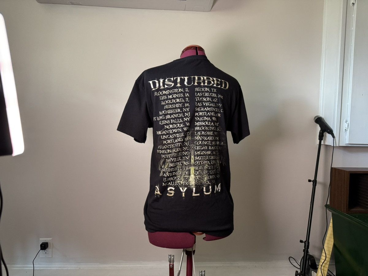 Hanes Disturbed Asylum 2010 Monster Graphic T Shirt Size US M / EU 48-50 / 2 - 2 Thumbnail
