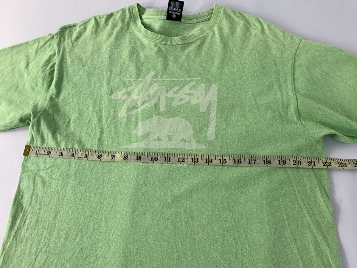 Stussy × Vintage Stussy USCA Big Bear Logo Spell Out Printed Casual Tee Size US L / EU 52-54 / 3 - 7 Thumbnail