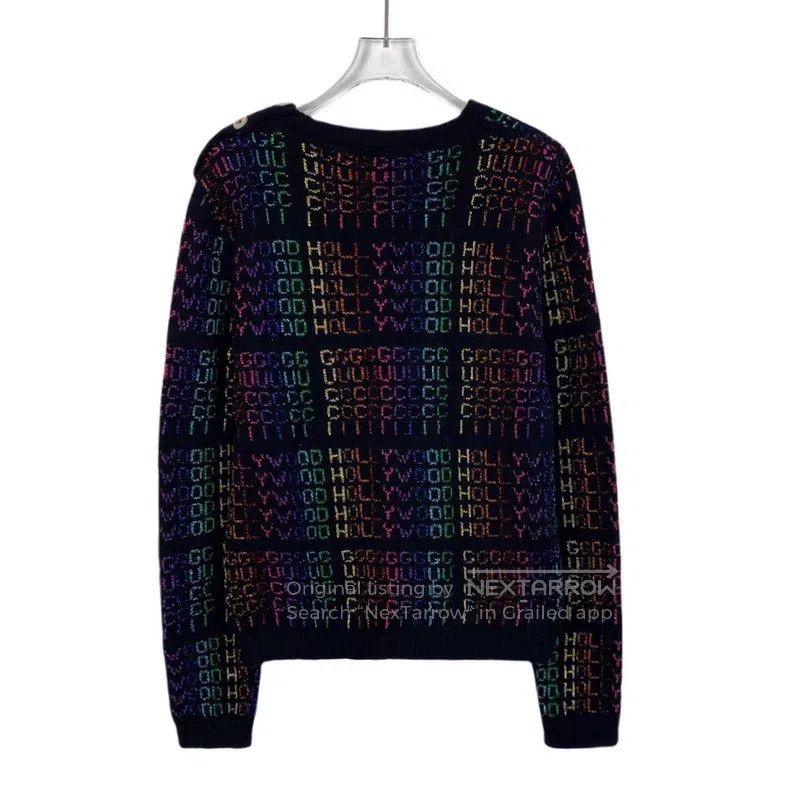 Gucci Gucci Colour block logo letter rainbow full print wool rou Size US S / EU 44-46 / 1 - 2 Thumbnail