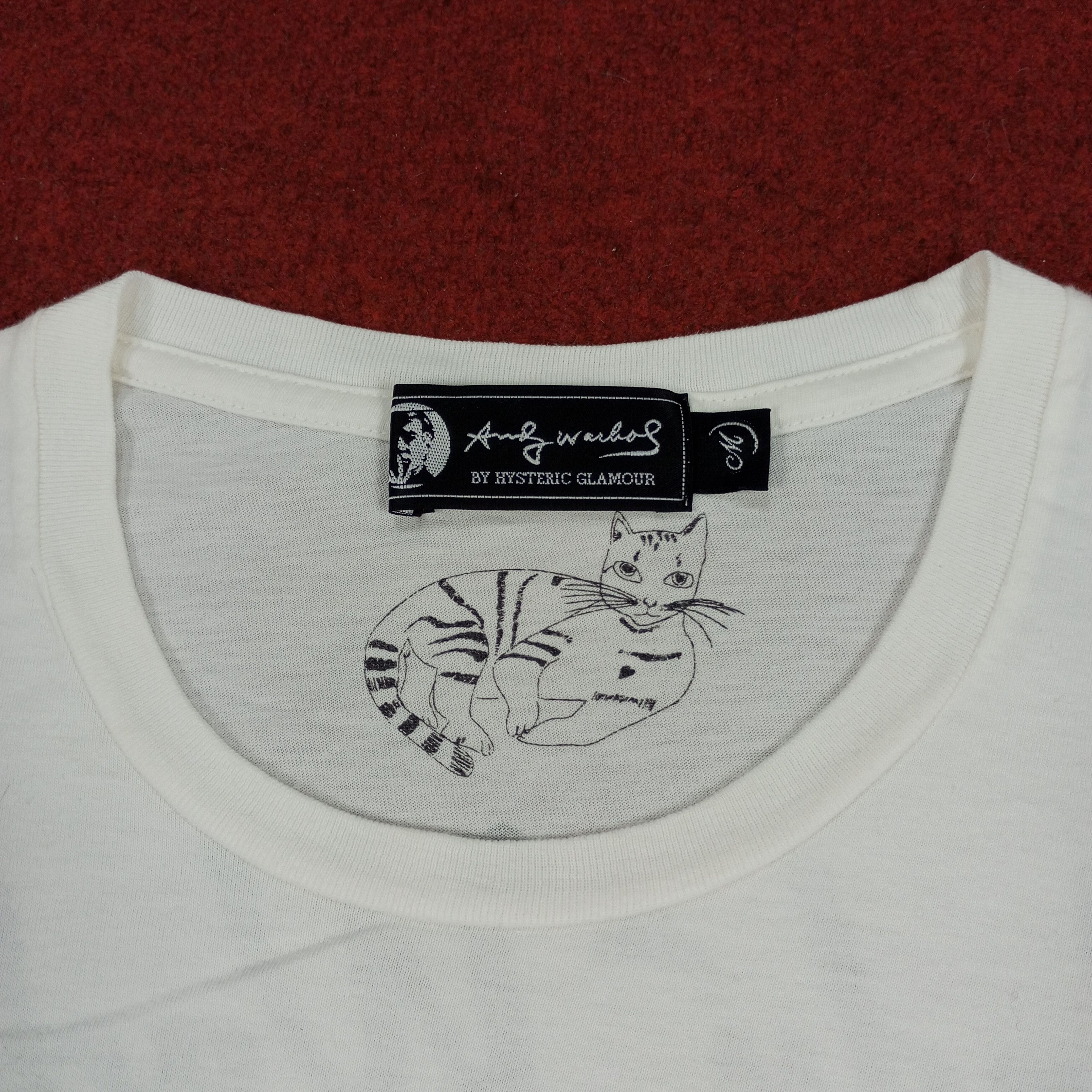 Andy Warhol × Hysteric Glamour × Japanese Brand Andy Warhol X Hysteric Glamour Japanese Brand Tshirt Size US S / EU 44-46 / 1 - 5 Thumbnail