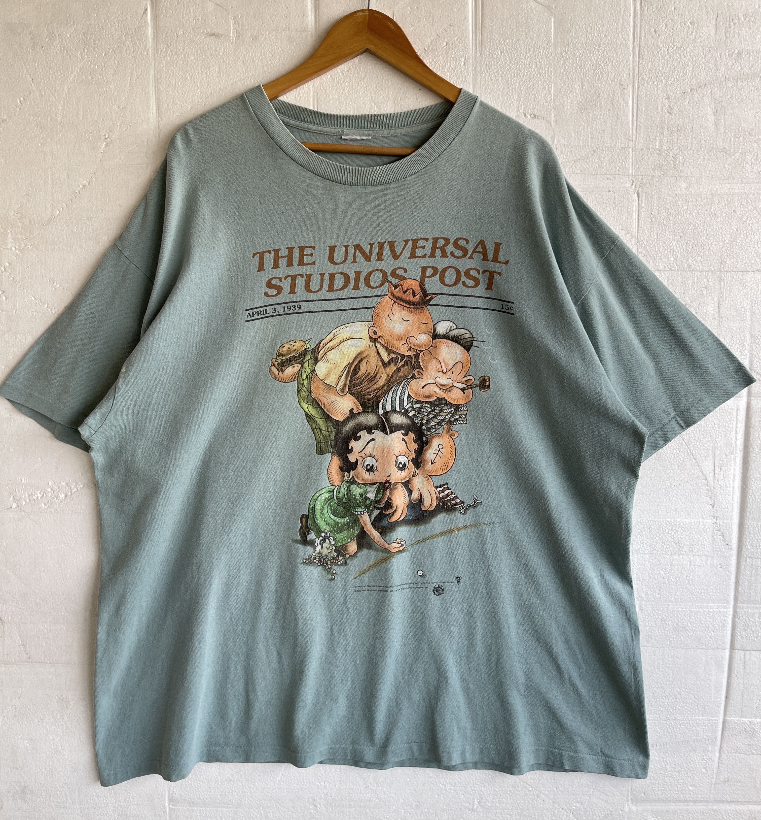 Cartoon Network Vintage90s‼️Universal Studios Popeye & Olive Betty Boop Wimpy Size US XXL / EU 58 / 5 - 1 Thumbnail
