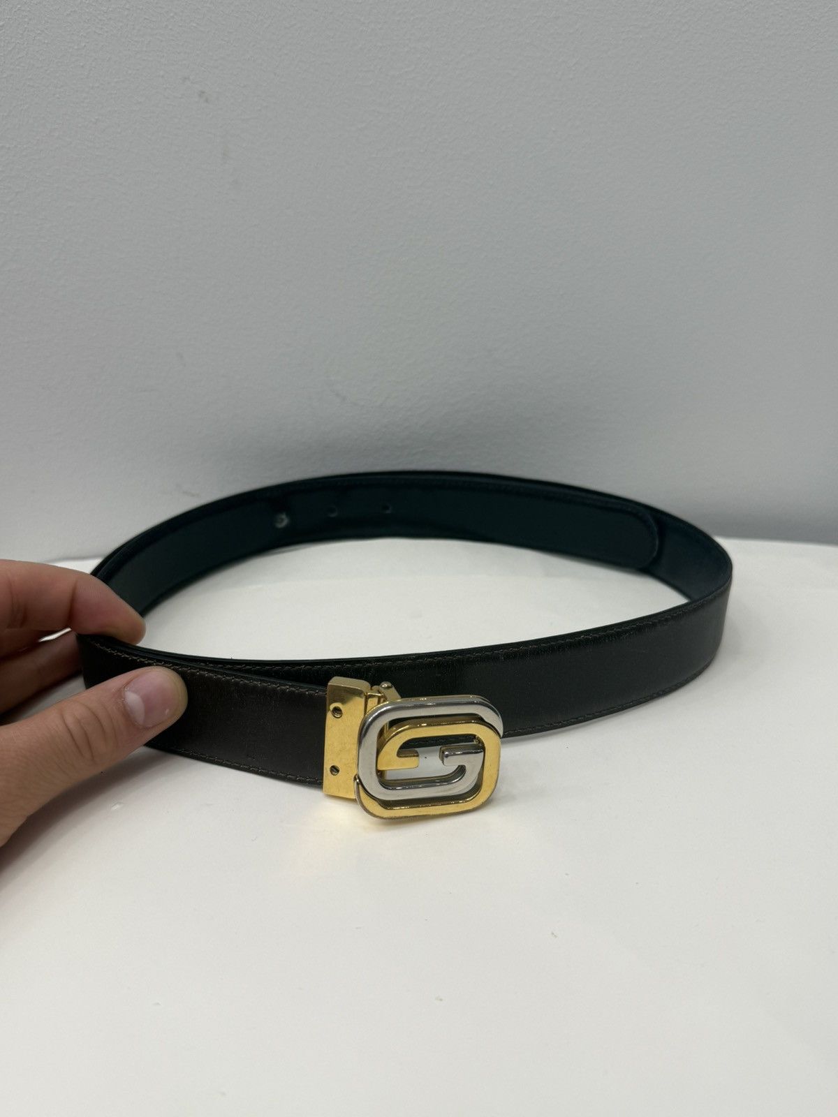 Gucci Gucci Reversible Leather Belt Size ONE SIZE - 1 Thumbnail
