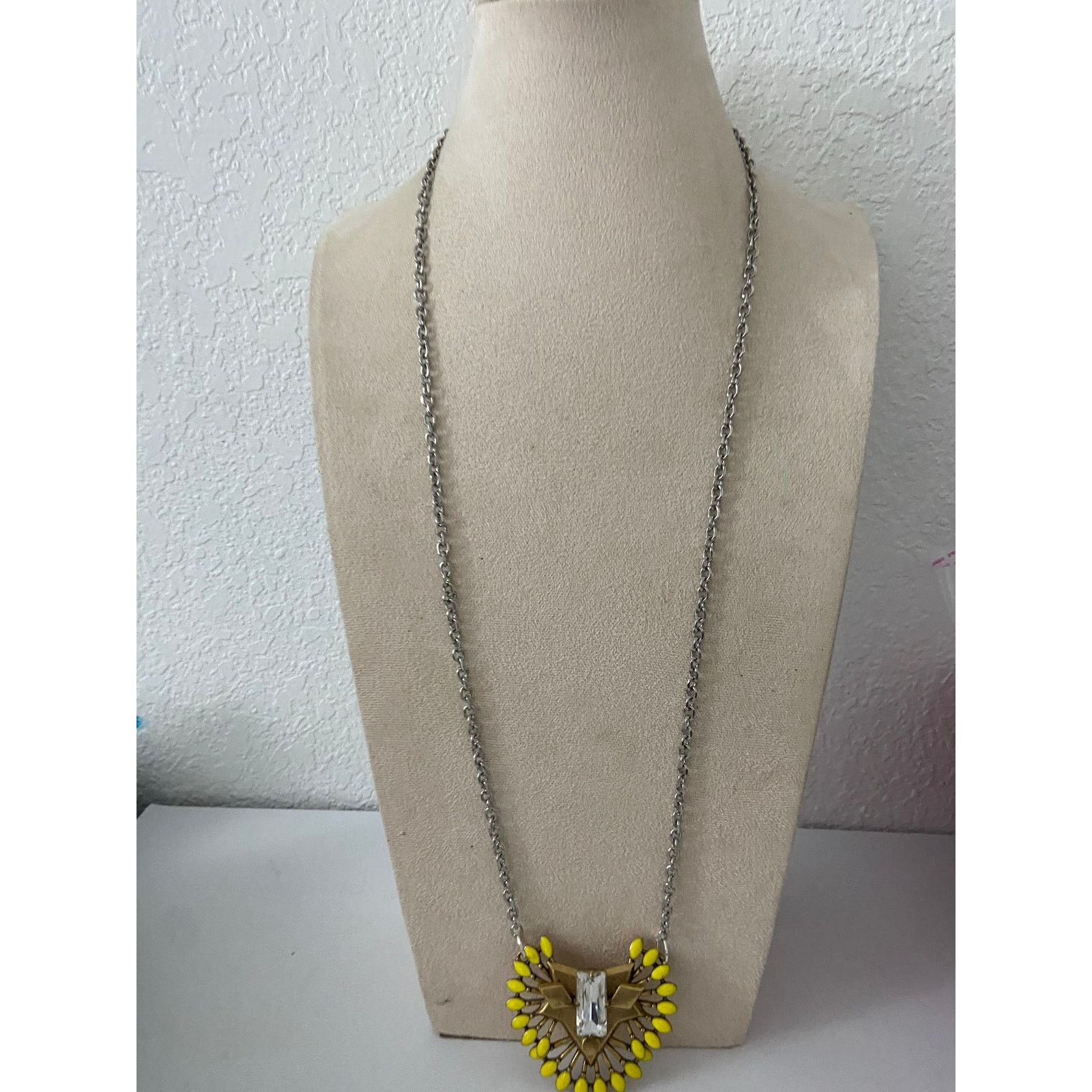 Handmade Upcycled big pendant necklace Size ONE SIZE - 2 Thumbnail