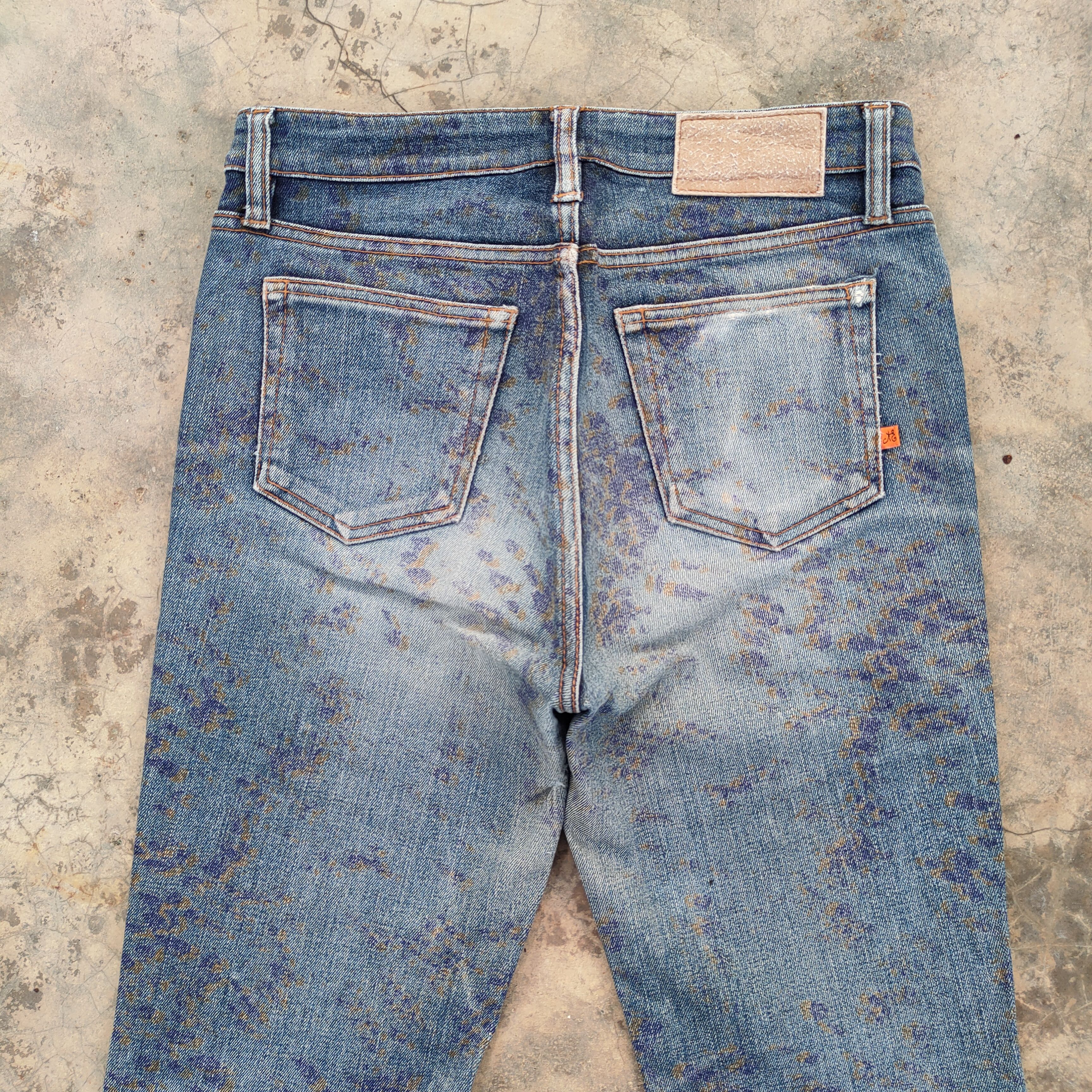 Japanese Brand W29 VINTAGE AE FLARE ART FADED JEANS DENIM PANTS Size US 29 - 8 Thumbnail