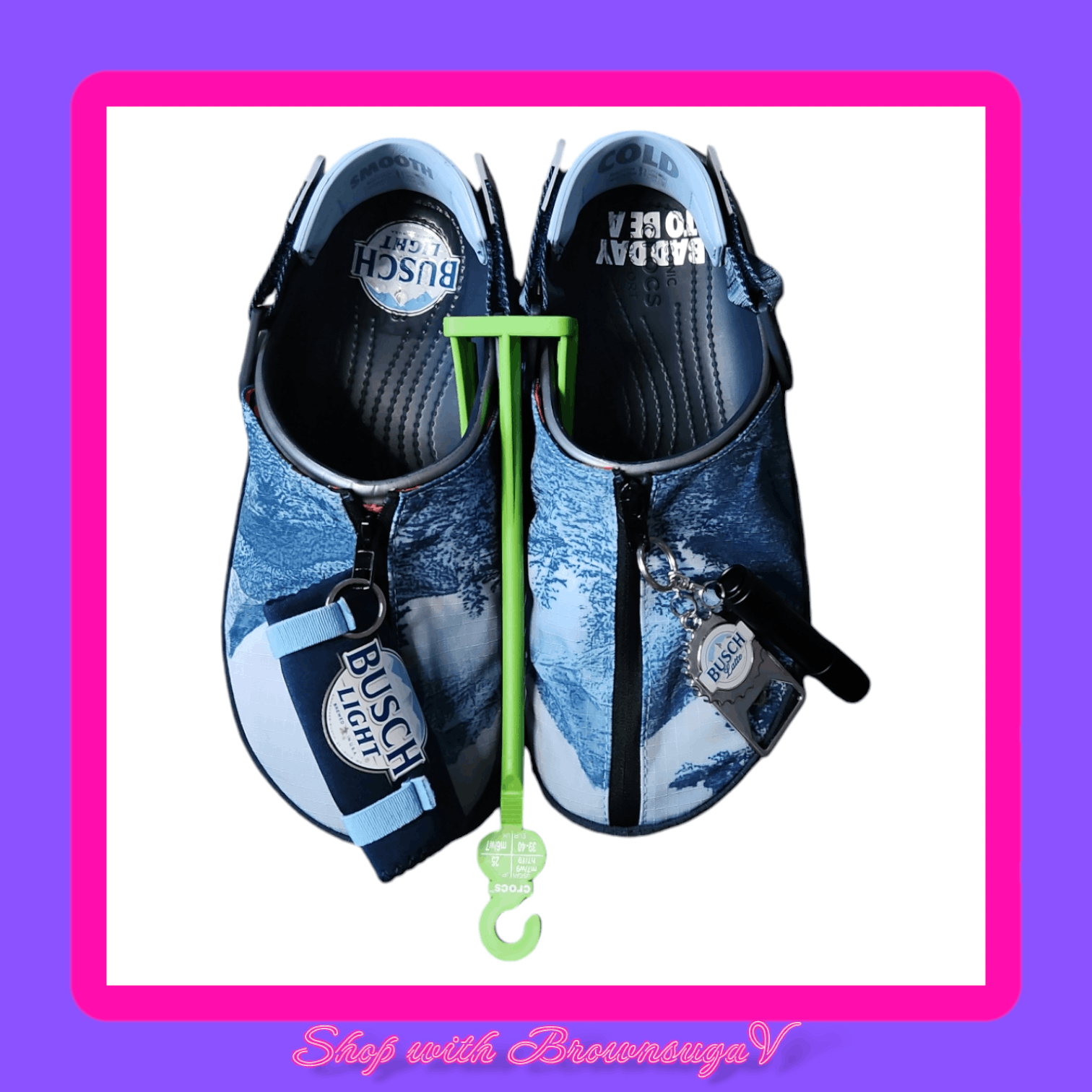 Crocs Busch Beer X Crocs Classic All Terrain Clog Size US 7 / EU 40 - 1 Thumbnail