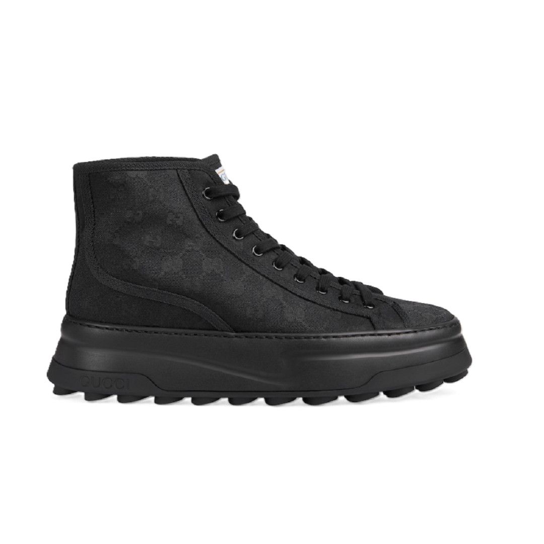 o1s1wg110225 Men's GG High Top Sneakers in Black