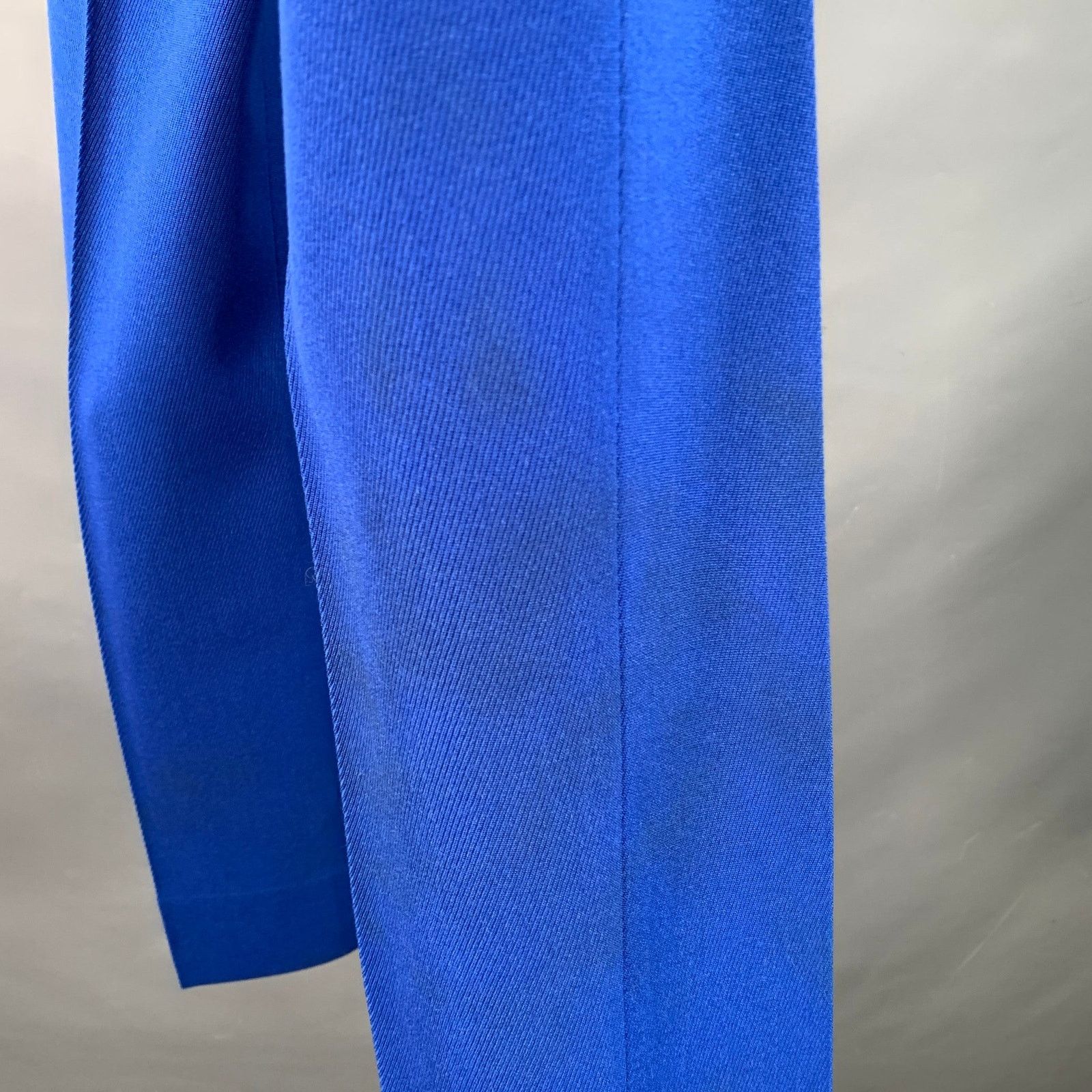 AMI AMI by ALEXANDRE MATTIUSSI Blue Wool Button Fly Dress Pants Size US 28 / EU 44 - 5 Thumbnail