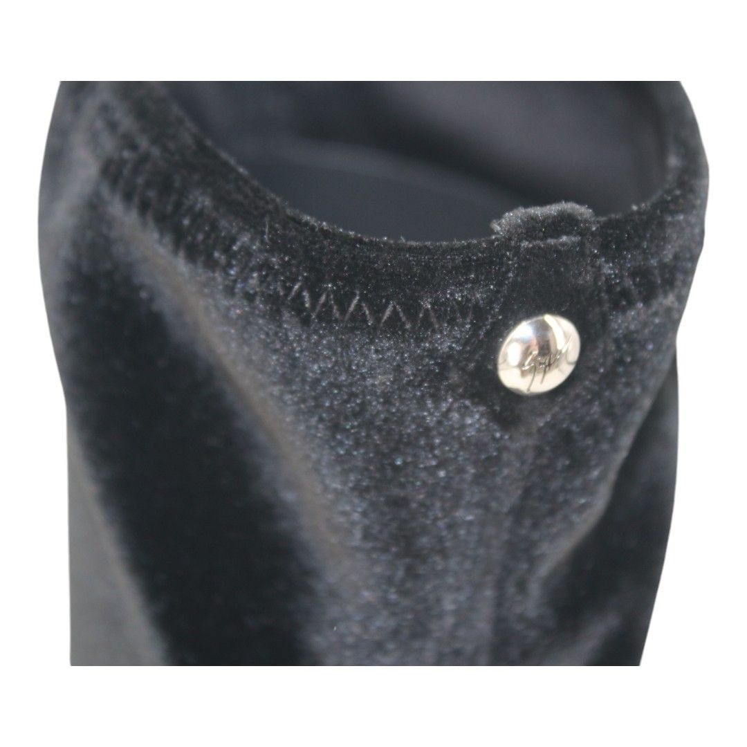 Giuseppe Zanotti Giuseppe Zanotti Velvet Over the Knee Boots Size US 6.5 / IT 36.5 - 8 Thumbnail
