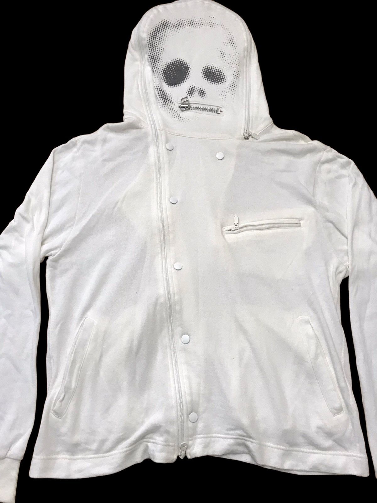 Final Home × Issey Miyake Final Home Skull Hoodie Full Zip Jacket Size US M / EU 48-50 / 2 - 4 Thumbnail