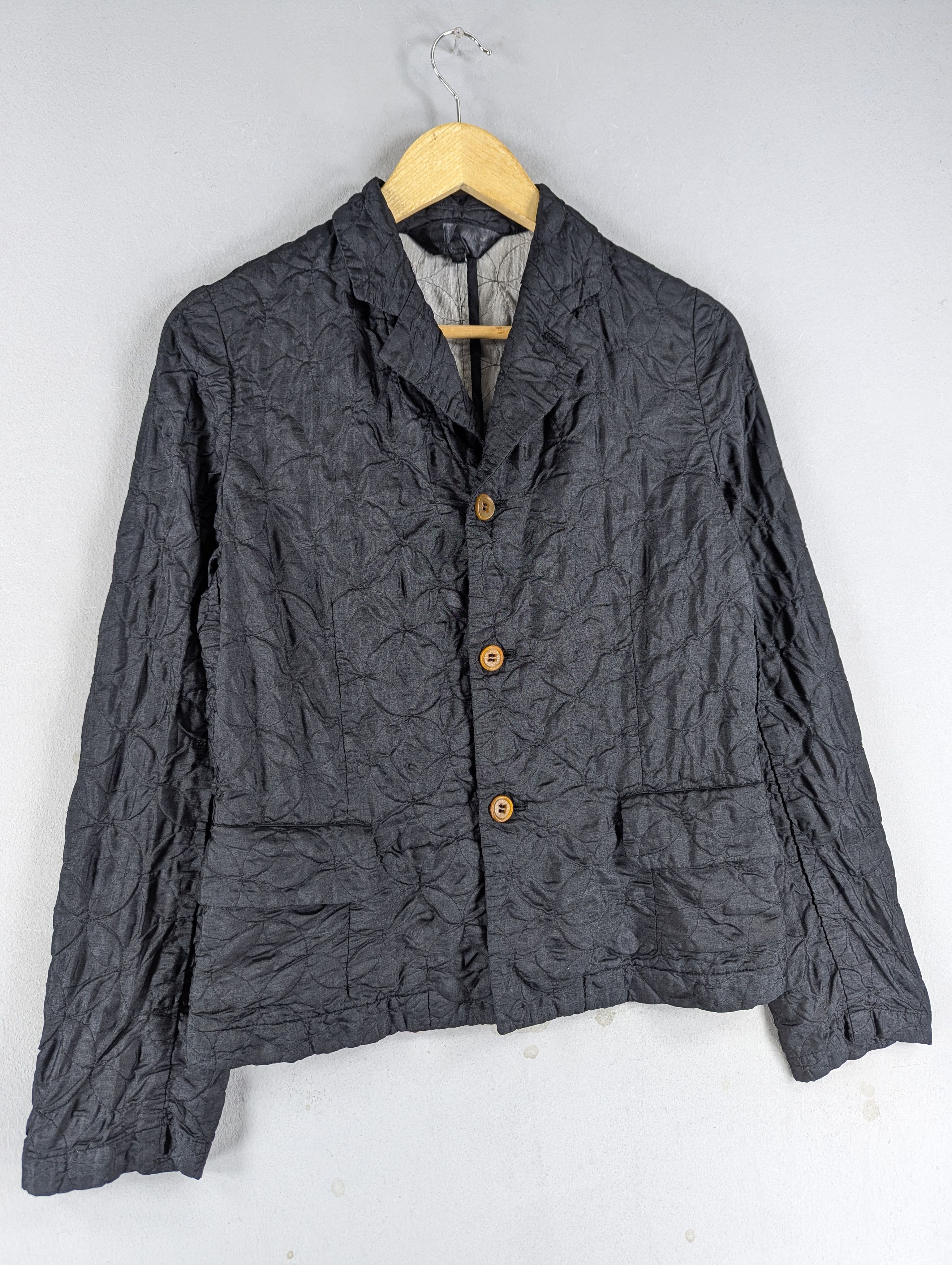 Vintage Comme Des Garcons Flower Quilted Short Jacket