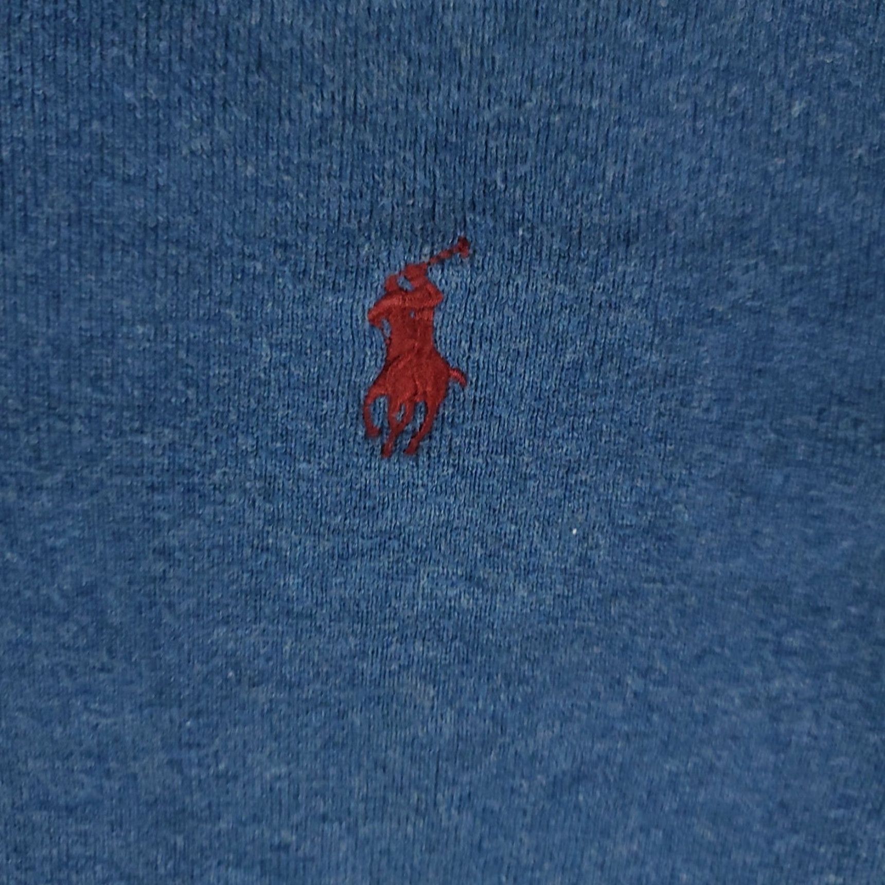 Polo Ralph Lauren Ralph Lauren Sweater Mens Medium Blue Pony V Neck Pullover Sweatshirt Size US M / EU 48-50 / 2 - 3 Thumbnail