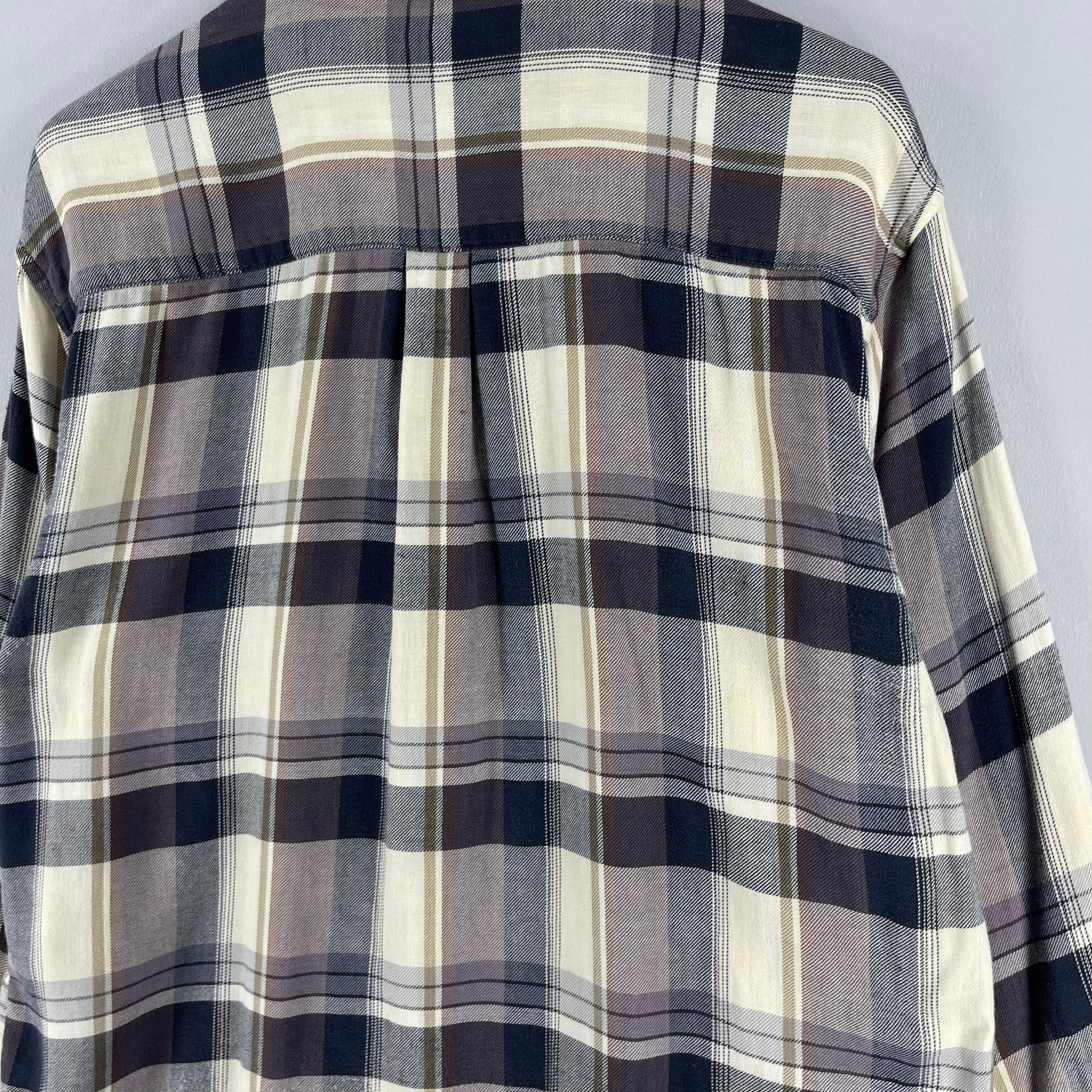 Flannel Vintage Plaid Checkered Tartan Multi Flannel Button Up Size US M / EU 48-50 / 2 - 9 Thumbnail