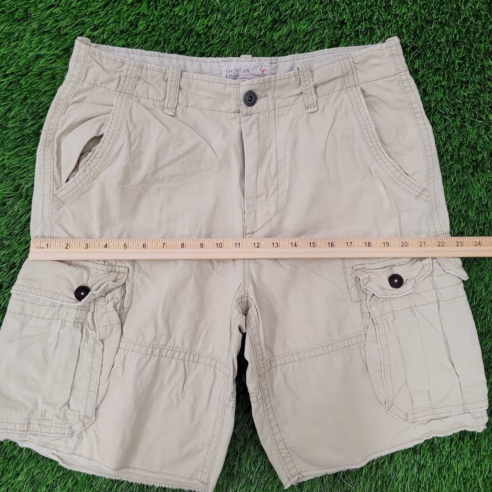 American Eagle Outfitters Vintage Y2K American Eagle Cargo Shorts 34x10 Baggy Size US 34 / EU 50 - 12 Thumbnail