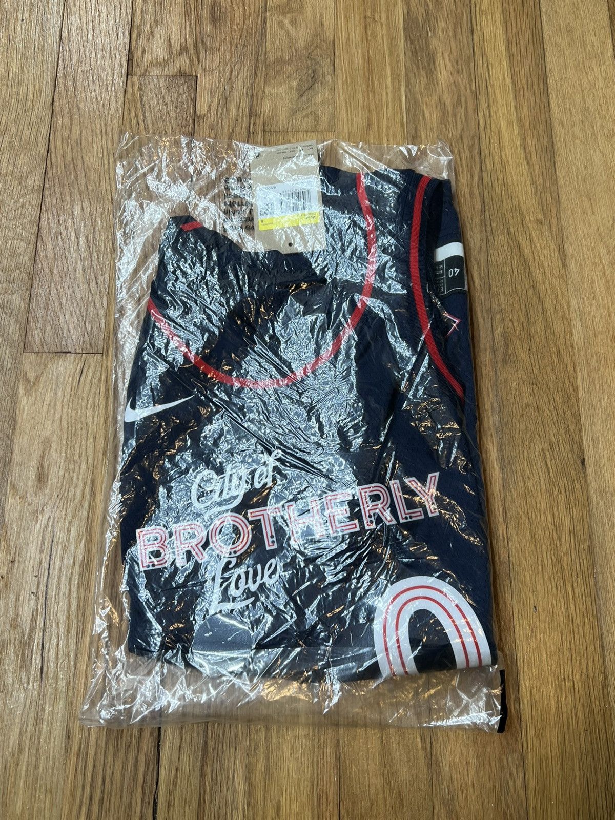 Nike Nike 2023-24 City Edition Philadelphia 76ers Tyrese Maxey #0 Size US S / EU 44-46 / 1 - 2 Thumbnail