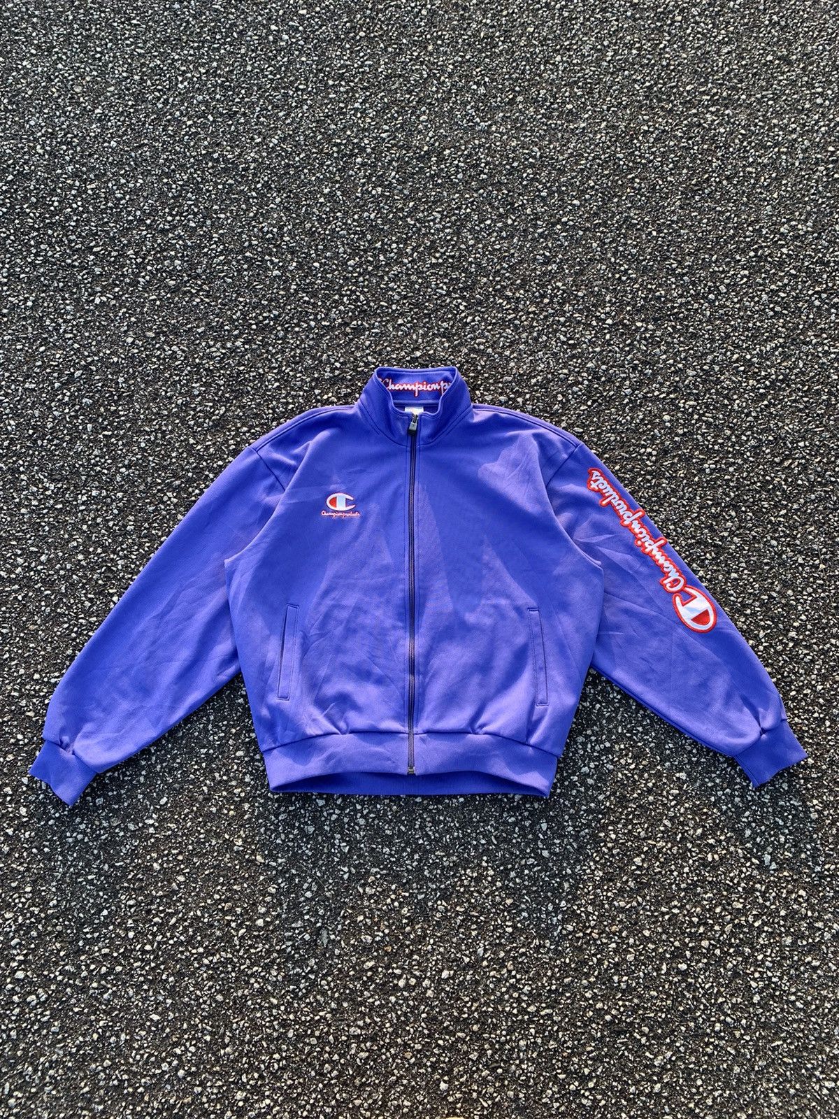Champion × Vintage Vintage Champion Track Jacket Zip Sweatshirt Sportswear y2k Size US S / EU 44-46 / 1 - 6 Thumbnail
