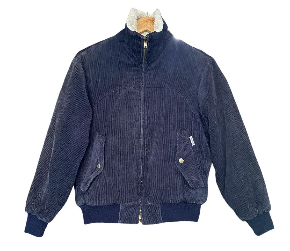 Wrangler Vtg WRANGLER Velvet Zipper Jacket Size US S / EU 44-46 / 1 - 1 Thumbnail