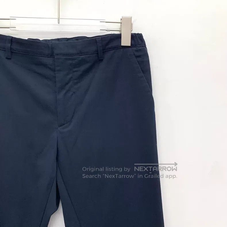 Prada Prada Dark blue Velcro cotton casual trousers Size US 34 / EU 50 - 3 Thumbnail