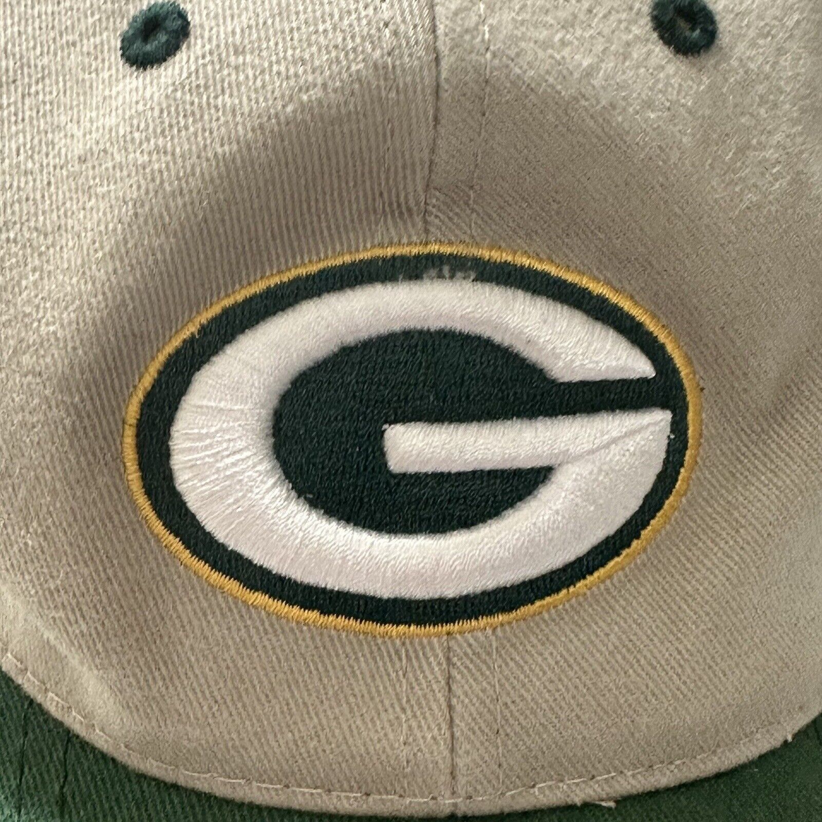 NFL NFL Green Bay Packers Baseball Cap Green Hat Beige Size ONE SIZE - 6 Thumbnail