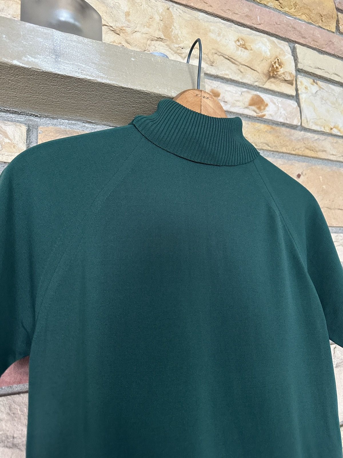 Vintage Vintage 60s Ban-Lon Mock Neck Zip Ribbed Top Size M / US 6-8 / IT 42-44 - 5 Thumbnail