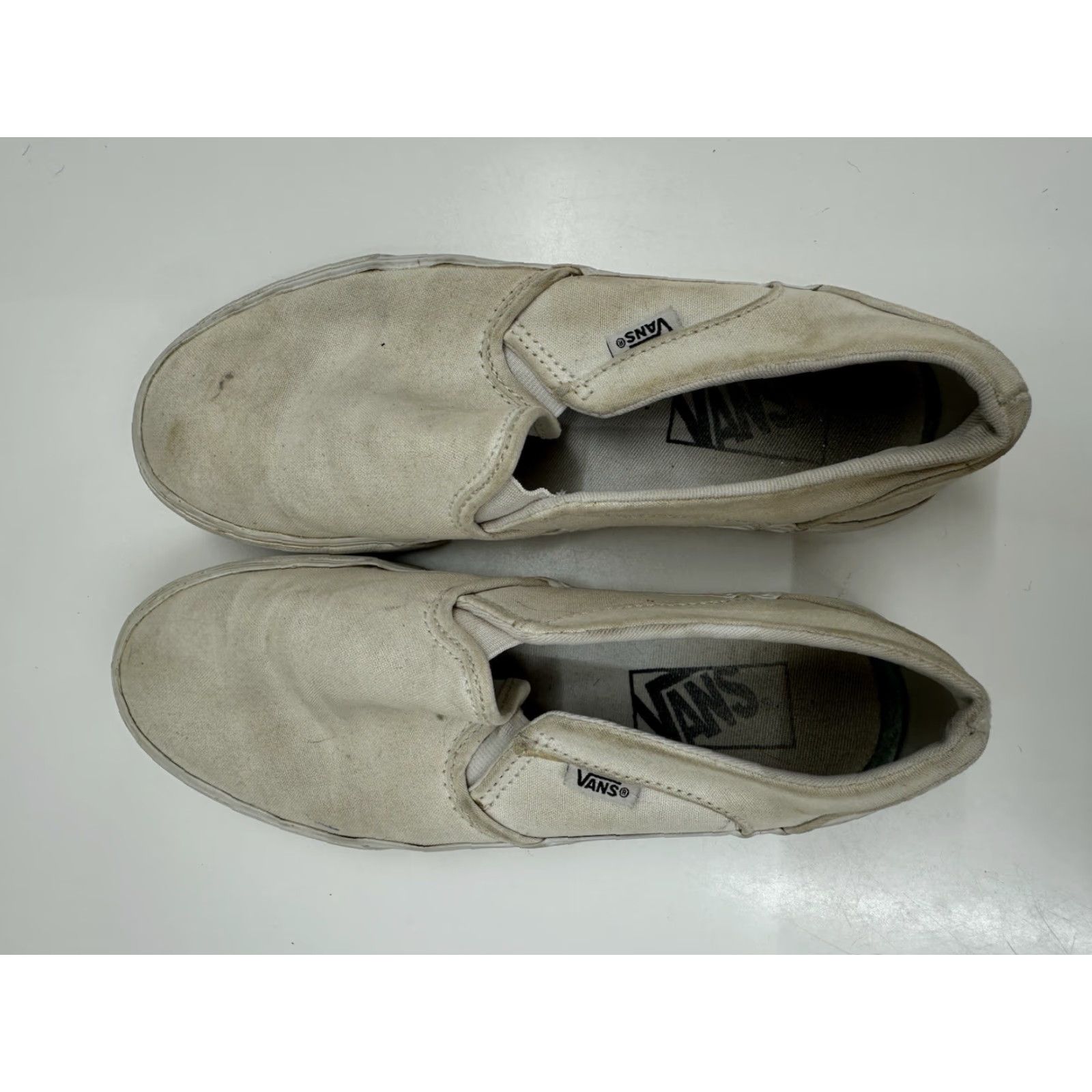 Vans Vans Off The Wall Sneakers Women Size 7.5 White Skateboard Slip On Size US 8 / IT 38 - 7 Thumbnail