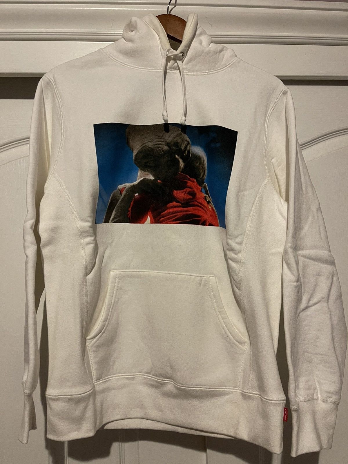 image of Supreme X E.t. Hoodie in White, Men's (Size Medium)