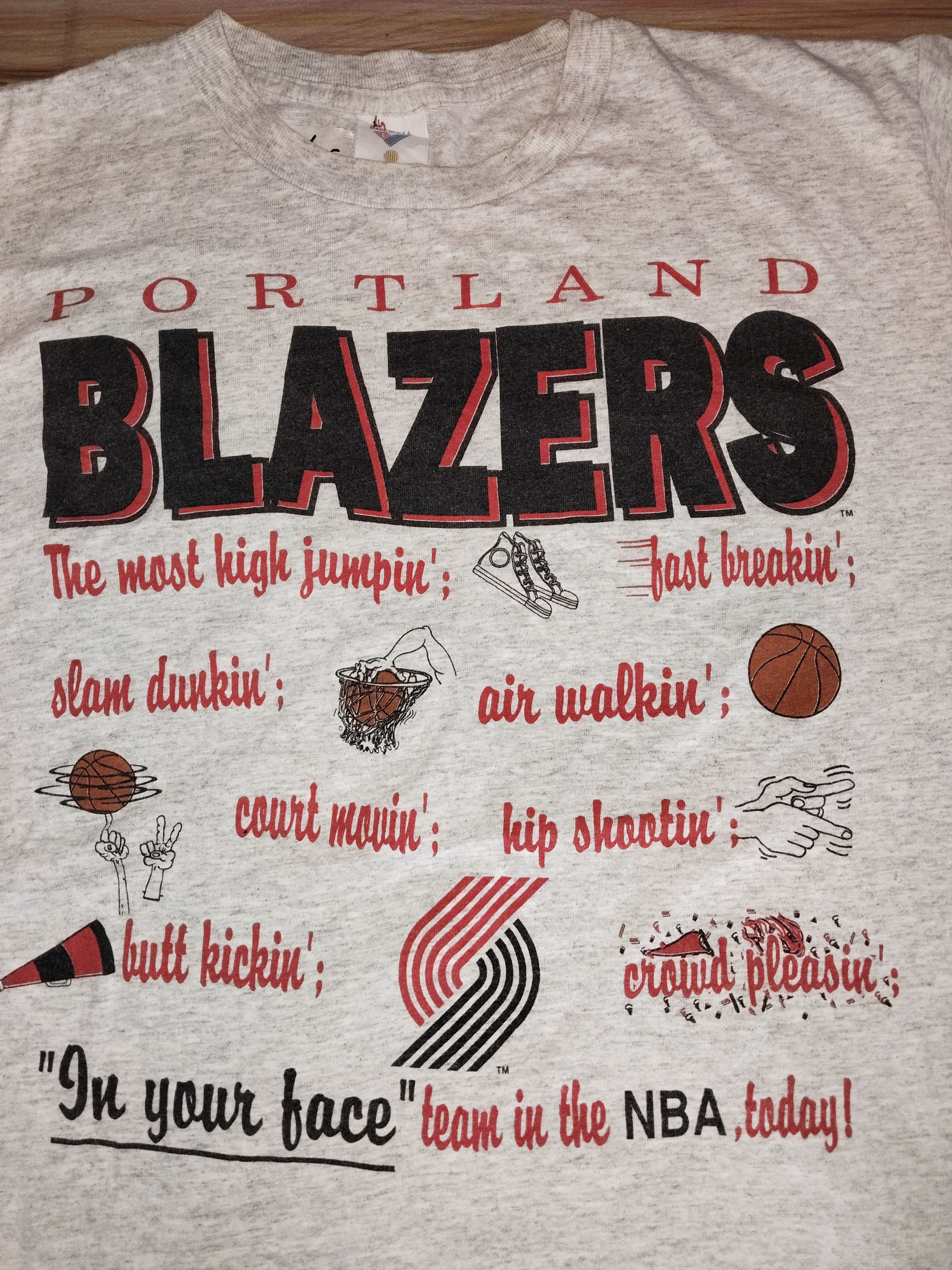 NBA Vintage NBA PORTLAND BLAZZER Size US M / EU 48-50 / 2 - 2 Thumbnail