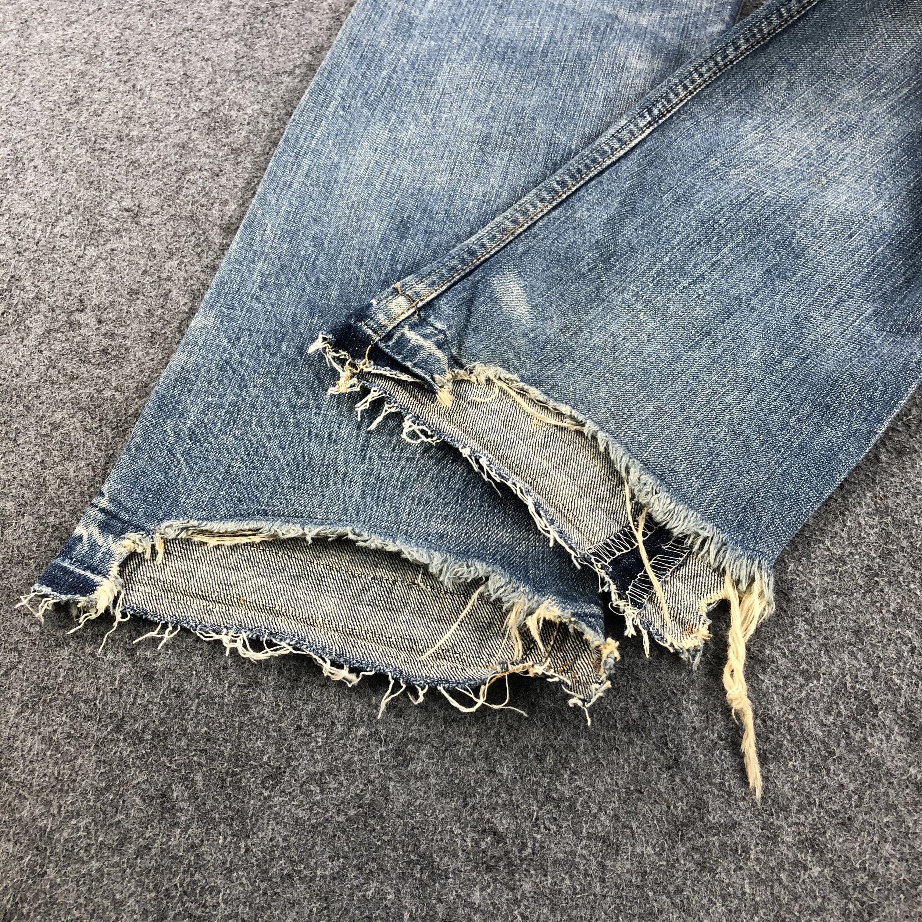 Levi's Vintage Levi's 501 Jeans Stone Wash Distressed Denim KJ347 Size US 30 / EU 46 - 6 Thumbnail