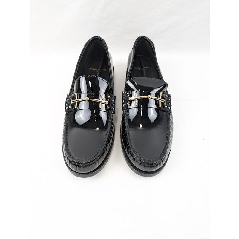 Saint Laurent Paris o1rshd1 Le Loafers 15 in Nero Size US 11 / EU 44 - 15 Thumbnail